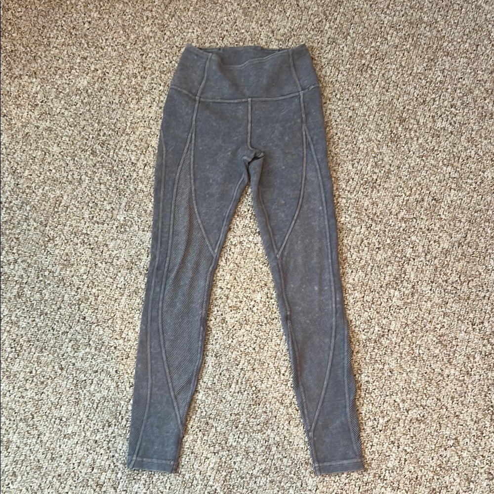 Lululemon Gray High-Waisted Leggings